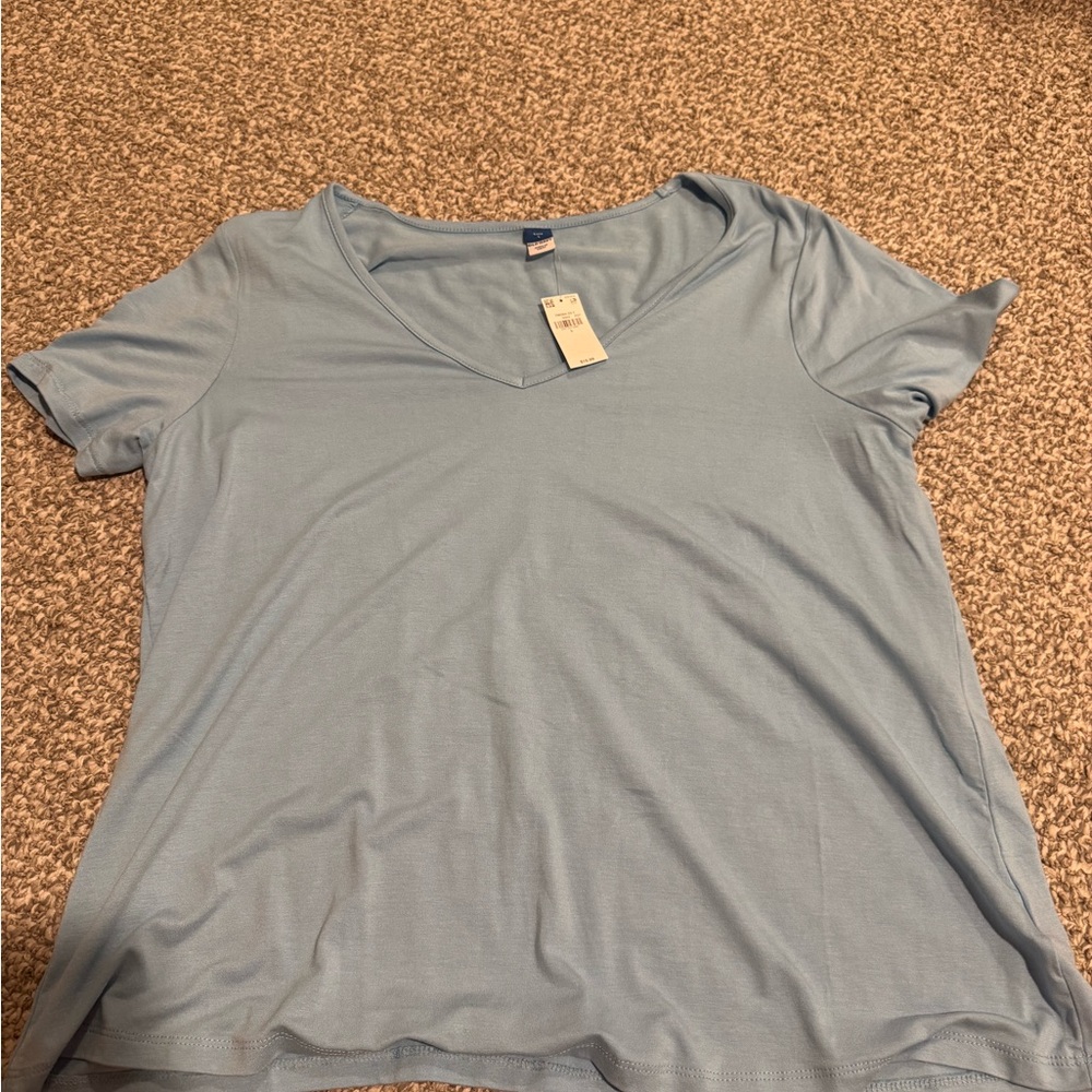 Old Navy Soft Blue Short Sleeve Tee